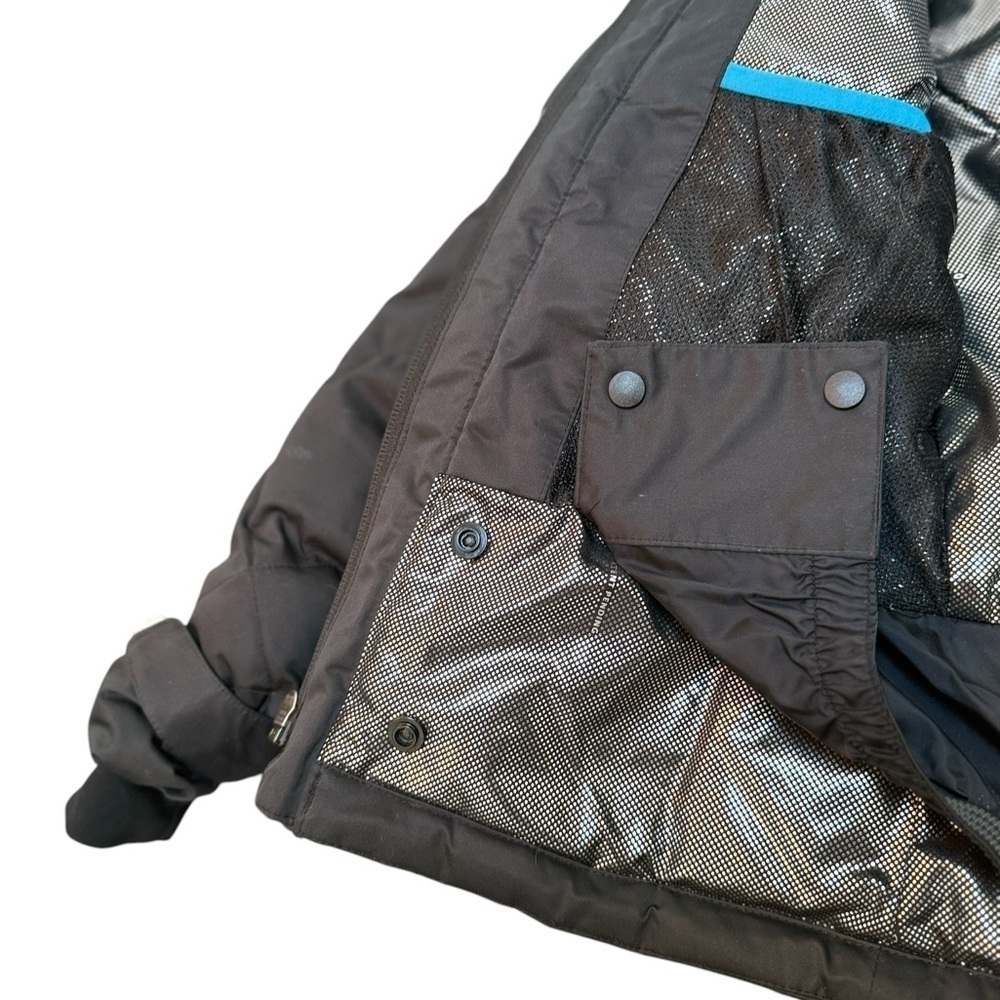 Kids Colombia titanium jacket size 7/8 snow ski & snowboard jacket in black - Picture 5 of 8